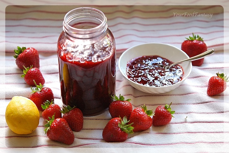 What is an easy strawberry jam recipe?